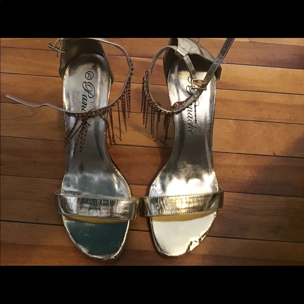 Gold heels